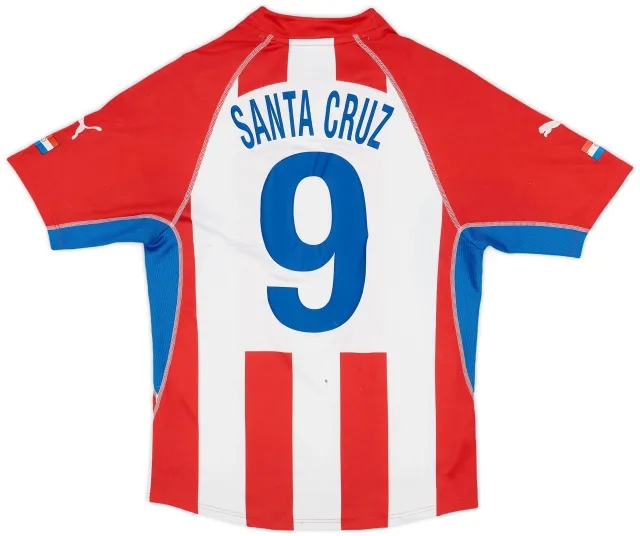 Puma 2002-04 Paraguay Home Shirt Santa Cruz #9 - 6/10 - (S)