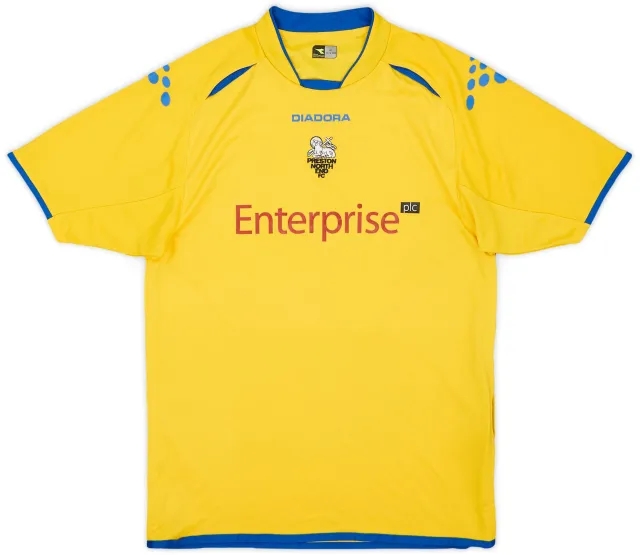 Diadora 2006-07 Preston North End Away Shirt #7 - 8/10 - (L.Boys)