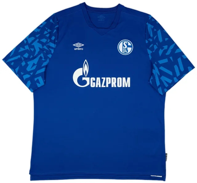adidas 2019-20 Schalke Home Shirt - 9/10 - (3XL)