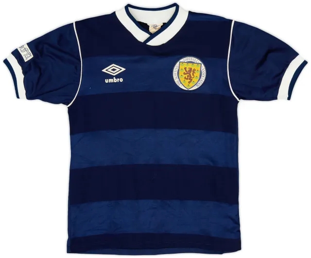 Umbro 1985-88 Scotland Home Shirt - 7/10 - (M.Boys)