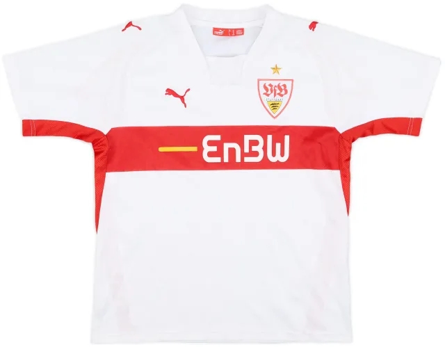 Puma 2007-08 Stuttgart Home Shirt - 7/10 - (M.Boys)