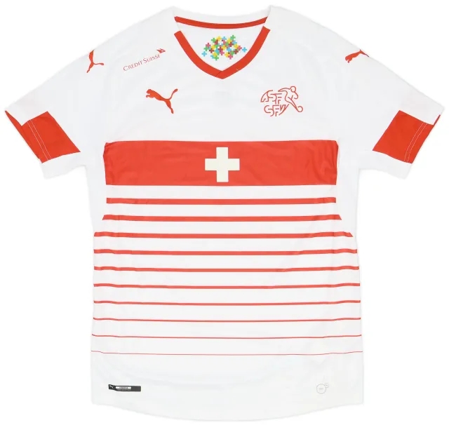 Puma 2016-17 Switzerland Away Shirt Xhaka #10 - 7/10 - (S)