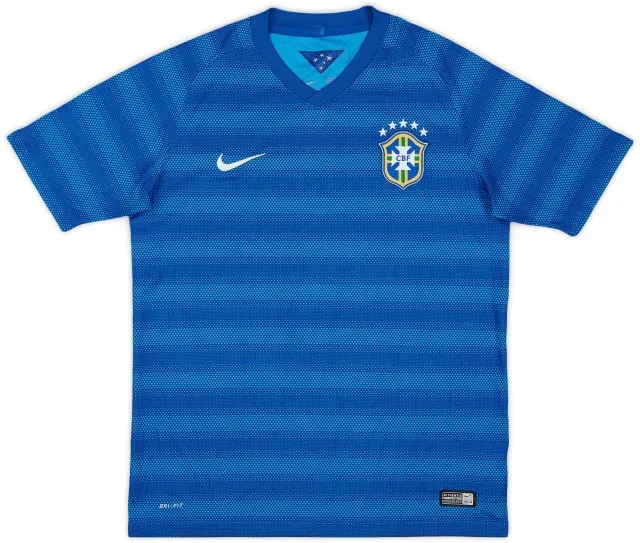 Nike 2014-15 Brazil Away Shirt - 9/10 - (XL.Boys)