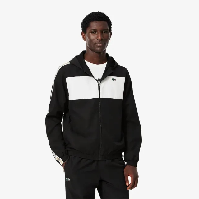 Lacoste Diamond Weave Colorblock Men Pants - Black