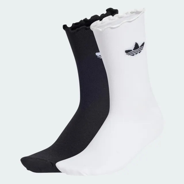 adidas Originals Adidas Ruffle Socks 2-Pack White/ Black M