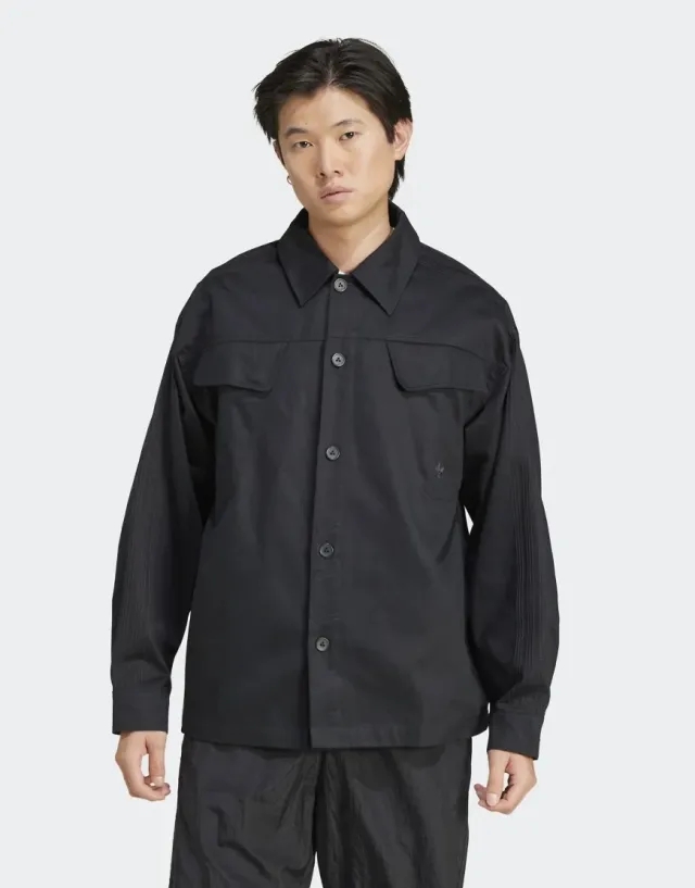 adidas Originals Shirt Adidas Premium Essentials Workwear Overshirt Black Xl