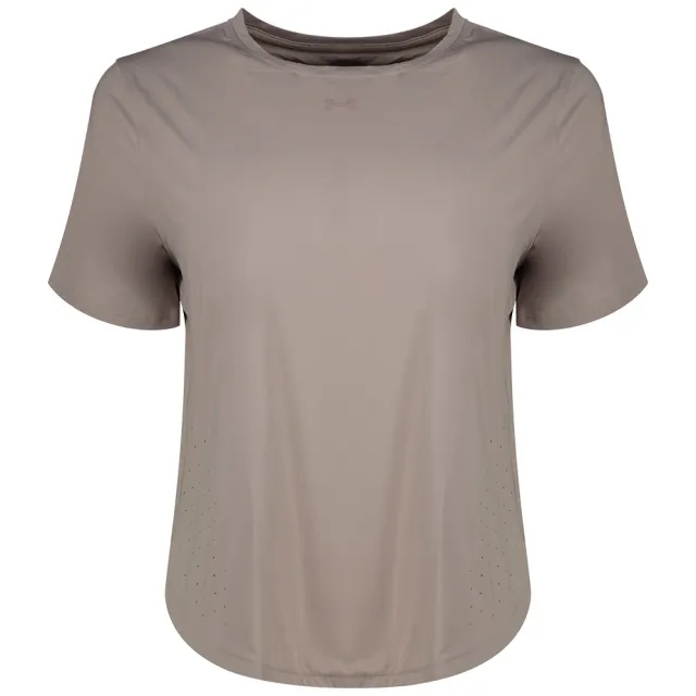 Women's  Under Armour  Launch Elite Short Sleeve Gray Dawn / Reflective XS