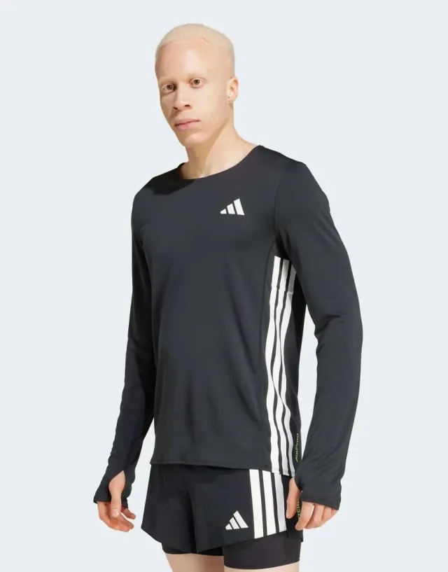 adidas Men Adizero Running Long Sleeve Tee