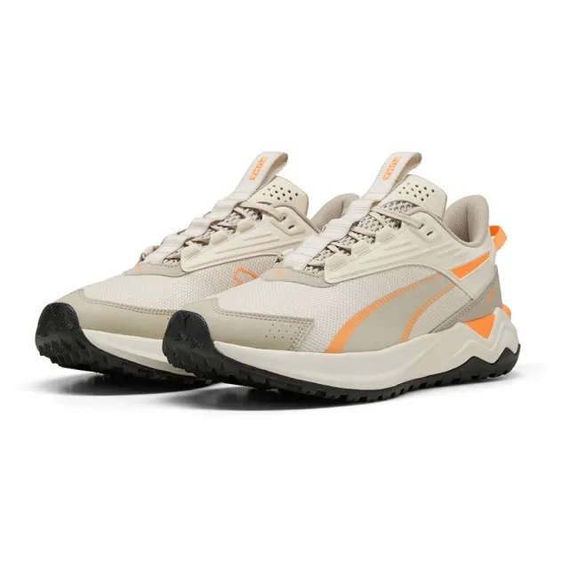 PUMA Extend Lite Trail Running Shoes, Desert Dust/Heat Fire