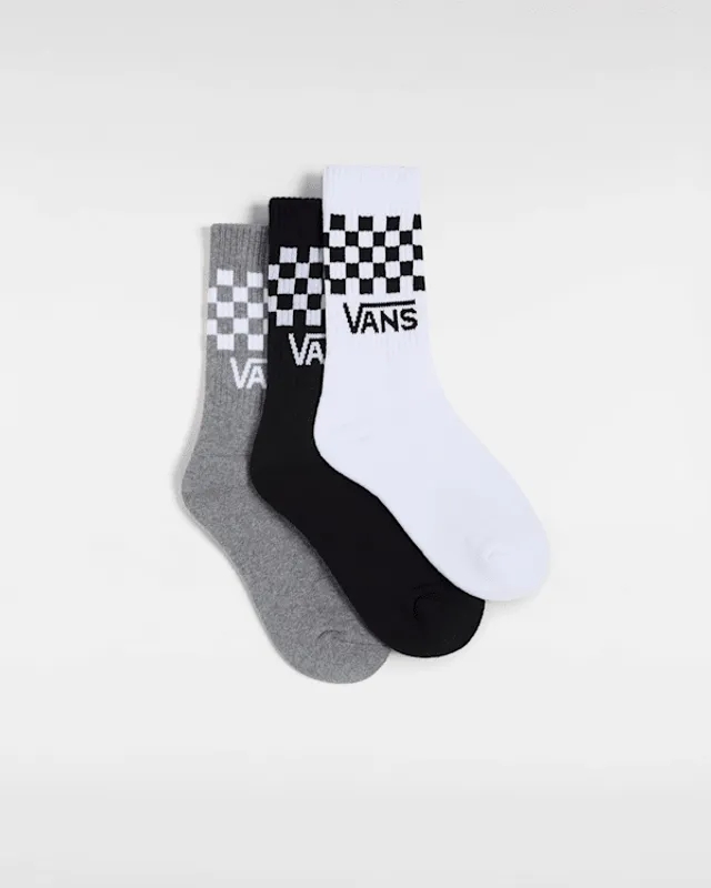 Vans - Classic Crew Socks (3 Pairs), Woman, Black