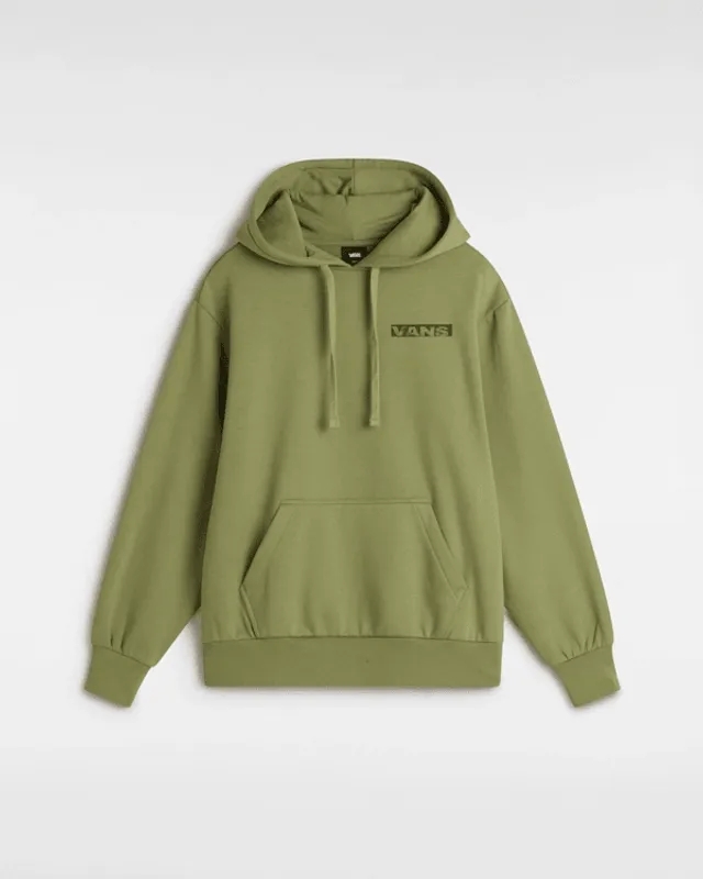 Vans - Firemade Bloussant Pullover Hoodie, Woman, Green