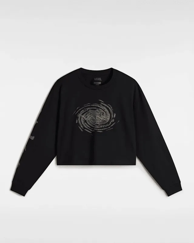 Vans - Breaker Long Sleeve T-Shirt, Woman, Black