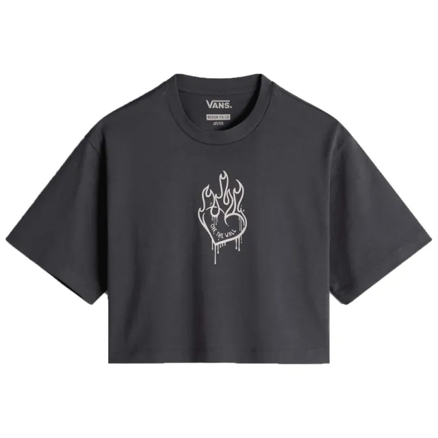 Vans - Kids Fire In Your Heart T-Shirt (8-14 Years), Grey