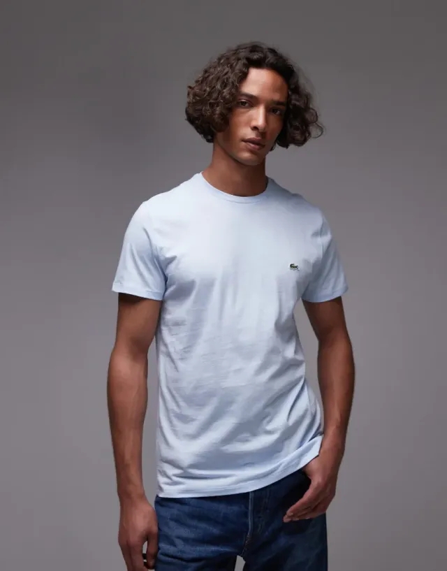 Lacoste Cotton Pima T-shirt - Light Blue