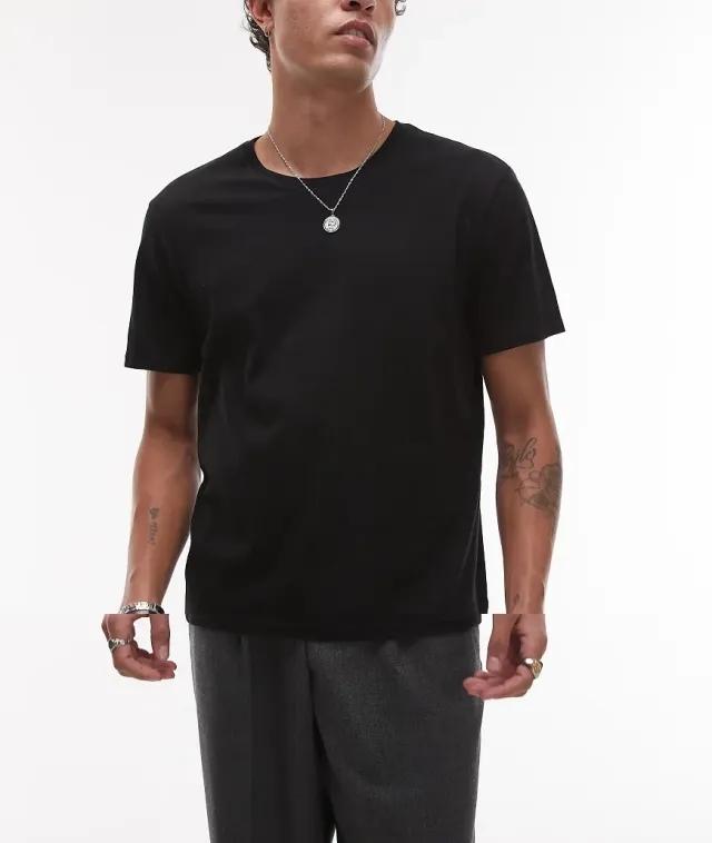Lacoste 3-Pack Lounge T-shirts - Black