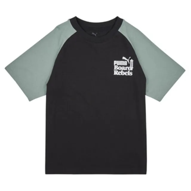 Puma  ESS MID90S GRAPHIC TEE II B  boys's Children's T shirt in Black
