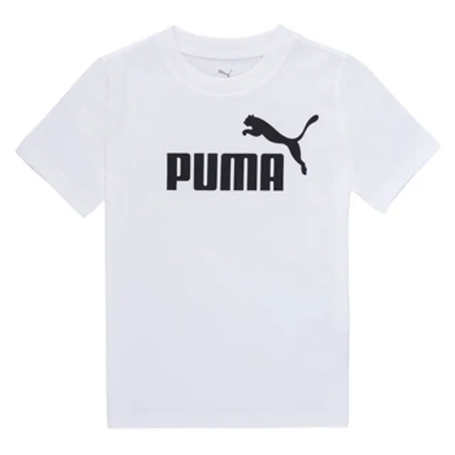 PUMA Ess No. 1 Logo T-Shirt Youth, White