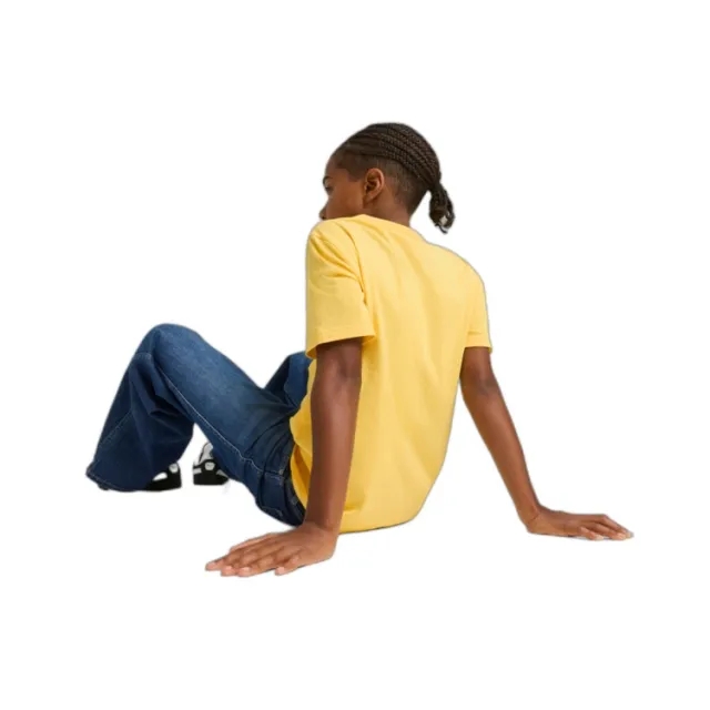 Puma  PUMA CLASS GRAPHIC TEE B  boys's Children's T shirt in Yellow