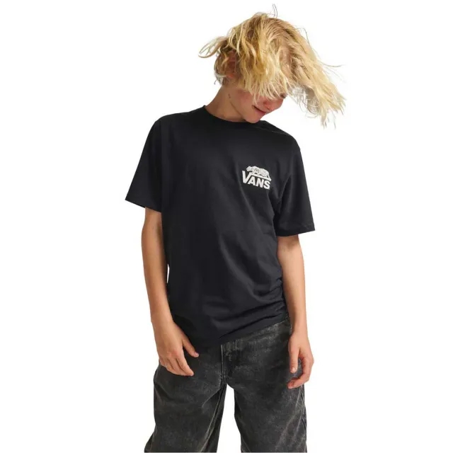 Vans  Sneaky SS  girls's Children's T shirt in Black