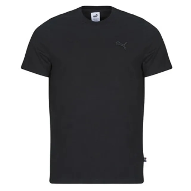 Puma  TEE MIF BADGE BRODE  men's T shirt in Black