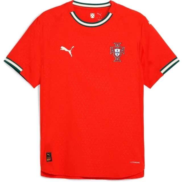 Puma Portugal Mens SS Player Issue Home Shirt 2025