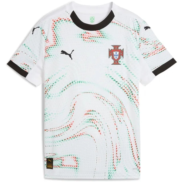 Puma Portugal Kids SS Away Shirt 2025