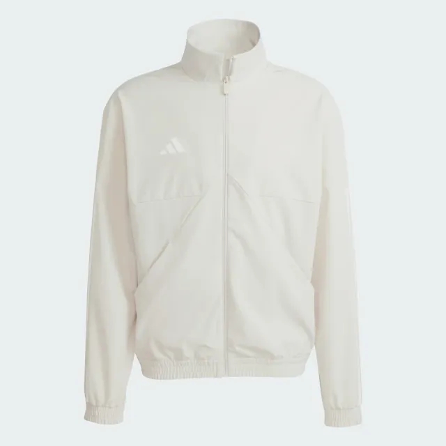 Adidas House Of Tiro Woven Track Top In Alumina / White