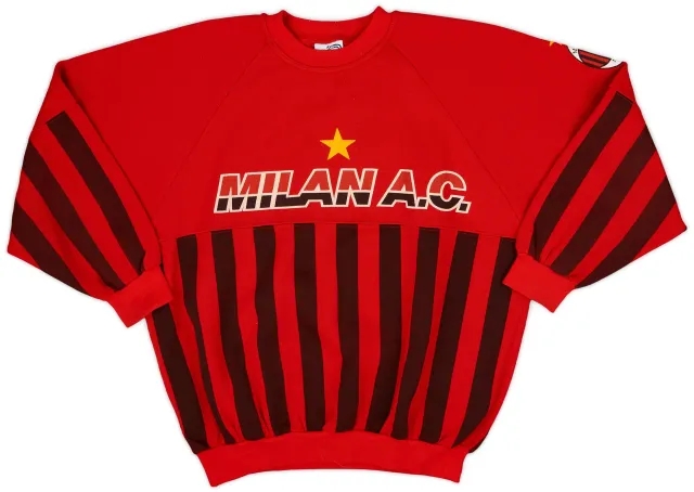 Hoodies/Sweat Tops 1990-91 AC Milan Le Felpe dei Grandi Club Sweat Top - 9/10 - (M)