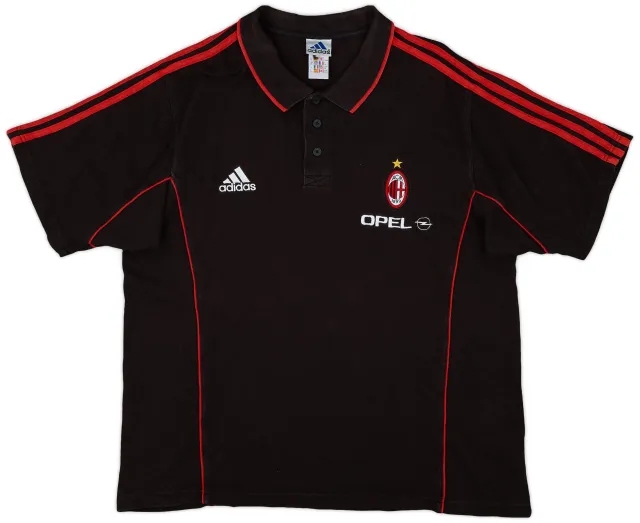 1999-00 AC Milan adidas Polo Shirt - 8/10 - (XL)