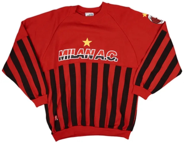 Hoodies/Sweat Tops 1990-91 AC Milan Le Felpe dei Grandi Club Sweat Top - 8/10 - (L)