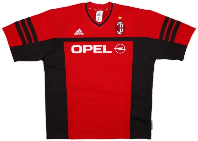 1998-00 AC Milan Player Issue adidas Training Shirt - 10/10 - (L)