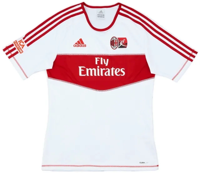 2014-15 AC Milan adidas 'Junior Camp' Training Shirt - 5/10 - (S)