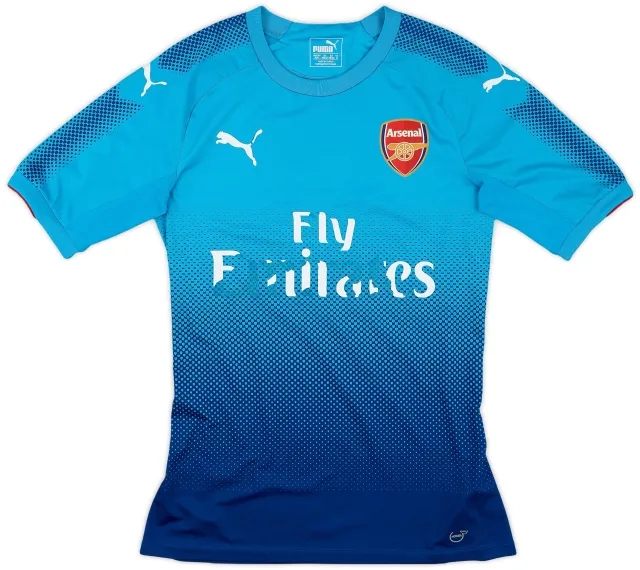 Puma 2017-18 Arsenal Authentic (ACTV Fit) Away Shirt - 4/10 - (M)