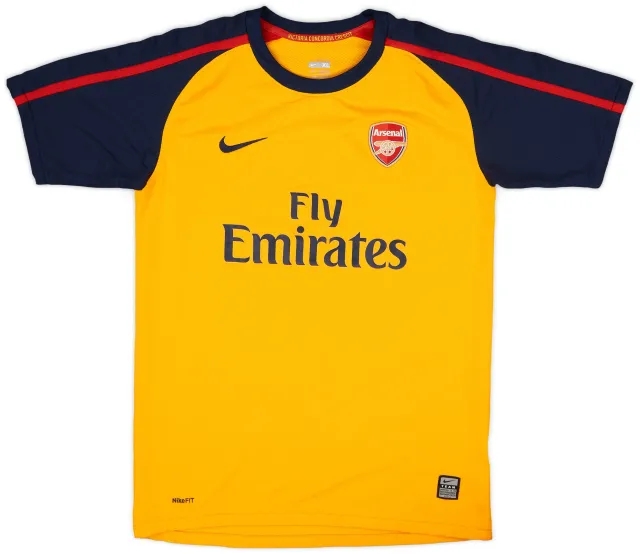 Nike 2008-09 Arsenal Away Shirt - 7/10 - (XL.Boys)
