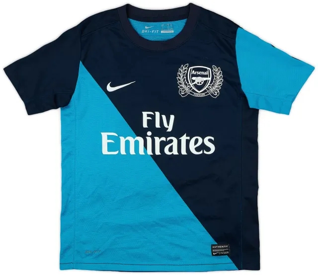 Nike 2011-12 Arsenal Away Shirt - 6/10 - (M.Boys)