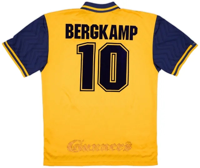 Nike 1996-97 Arsenal Away Shirt Bergkamp #10 - 5/10 - (XL)
