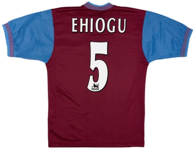 Reebok 1997-98 Aston Villa Home Shirt Ehiogu #5 - 7/10 - (S)