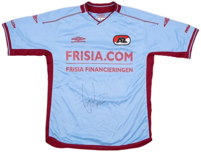 Umbro 2004-05 AZ Alkmaar Signed Away Shirt - 8/10 - (S)