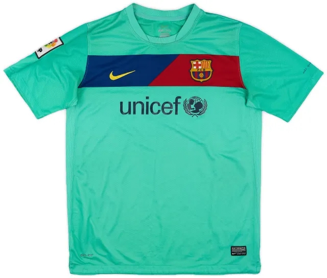Nike 2010-11 Barcelona Away Shirt - 9/10 - (XL.Boys)