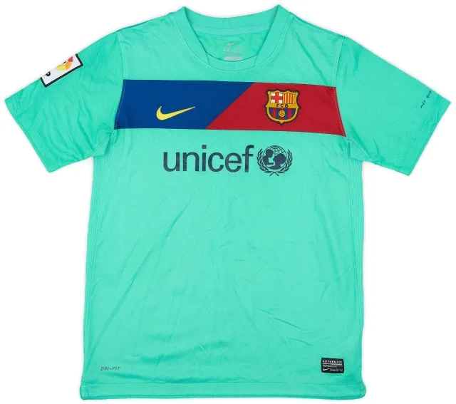 Nike 2010-11 Barcelona Away Shirt - 8/10 - (L.Boys)