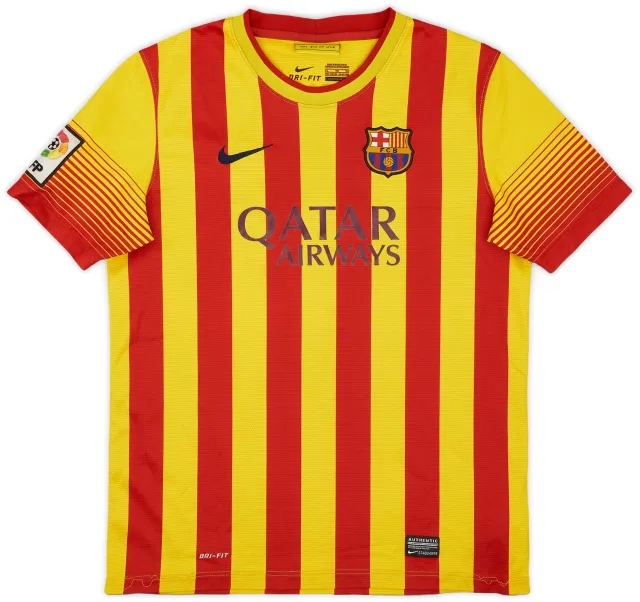 Nike 2013-15 Barcelona Away Shirt - 7/10 - (XL.Boys)