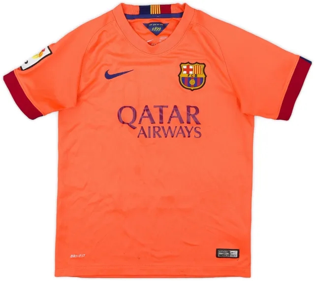 Nike 2014-15 Barcelona Away Shirt - 8/10 - (M.Boys)
