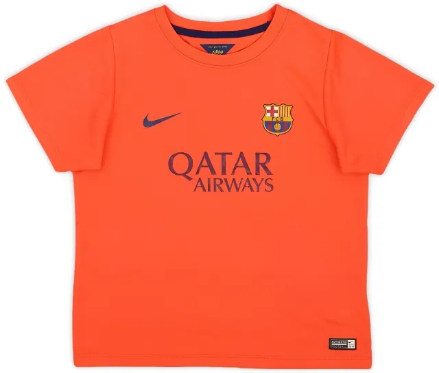 Nike 2014-15 Barcelona Away Shirt - 8/10 - (S.Boys)