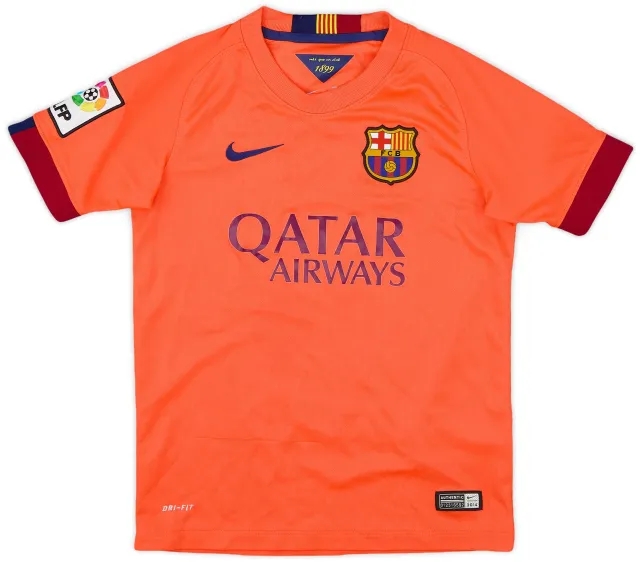 Nike 2014-15 Barcelona Away Shirt - 5/10 - (S.Boys)