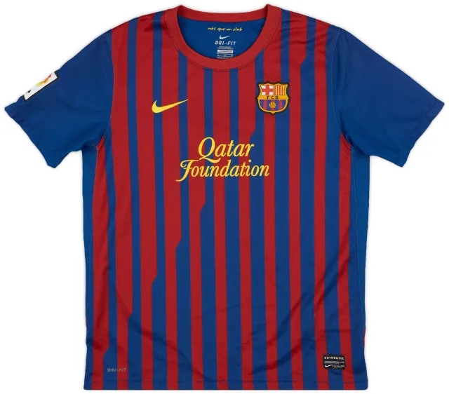 Nike 2011-12 Barcelona Home Shirt - 7/10 - (XL.Boys)