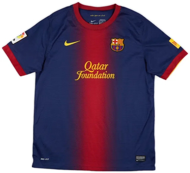 Nike 2012-13 Barcelona Home Shirt - 8/10 - (XL.Boys)