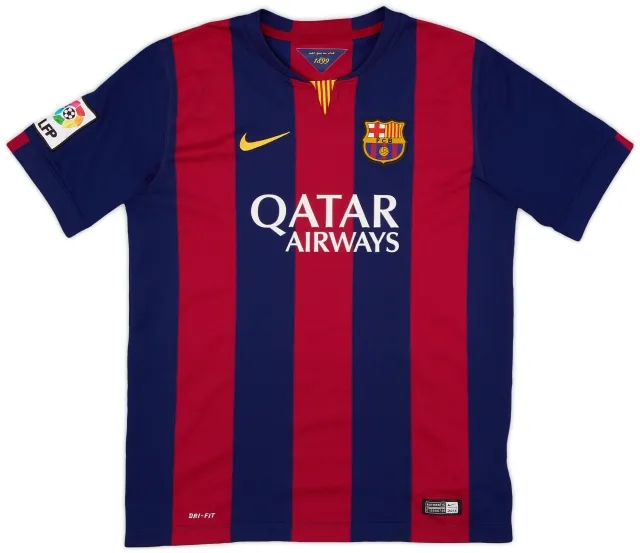 Nike 2014-15 Barcelona Home Shirt - 9/10 - (XL.Boys)