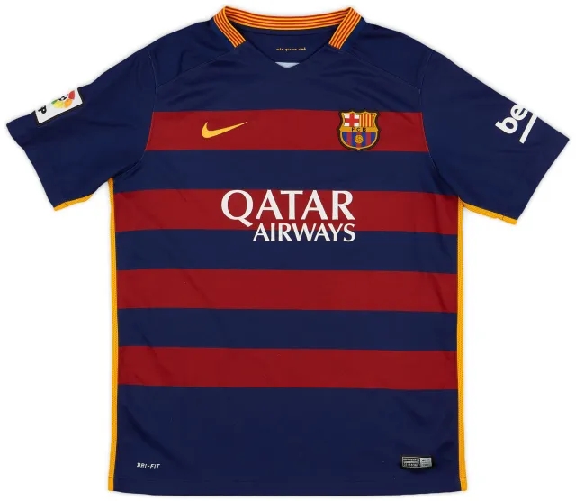 Nike 2015-16 Barcelona Home Shirt - 9/10 - (XL.Boys)