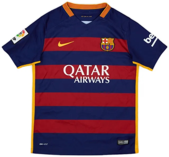 Nike 2015-16 Barcelona Home Shirt - 9/10 - (M.Boys)