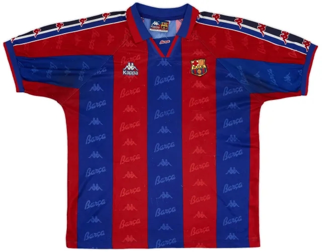 Kappa 1995-97 Barcelona Home Shirt - 7/10 - (XL)